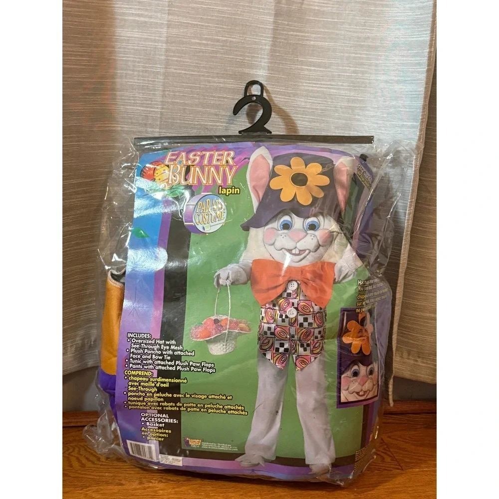 Halloween Costume Parade Bunny Adult Costume Fun Kitschy Easter New In Bag - Picture 2 of 3